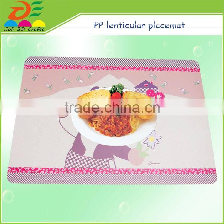 hot sale 3D lenticular placemat, 3d tablemats