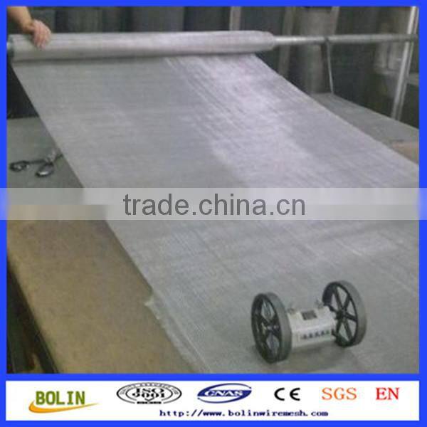 304 316 stainless steel woven metal fabric / 100 micron aperture dutch weave wire mesh