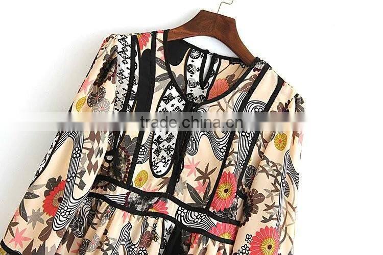 cheap china wholesale clothing online clothing store long cap sleeve vintage shirt