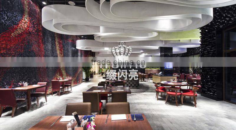 2016 New Patent Design Feature Shimmer Sign Wall Panel Exterior