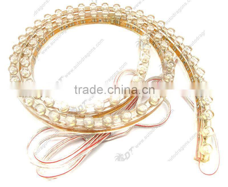 Shenzhen colors led strip, warm white flexible drl led strip car