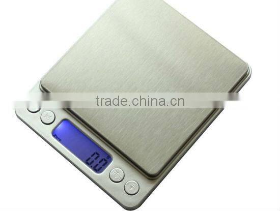 Blue backlight 0.01g Electronic jewelry pocket scale with tare function