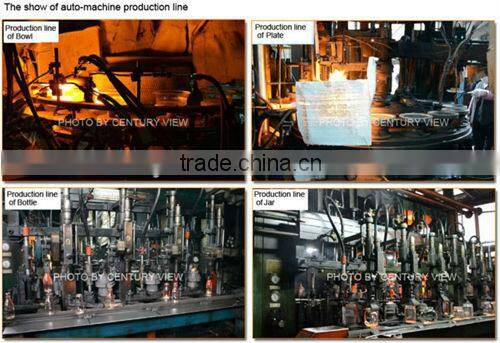 round clear food-grade 16 oz glass bottle