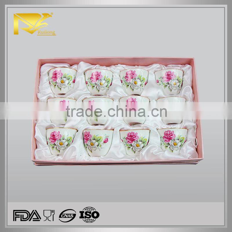 china wholesale mini kawa cup, ceramic coffee mug without handle