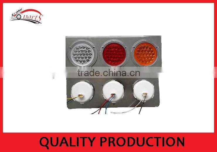 chrome 24V universal 72 LED truck tail lamp