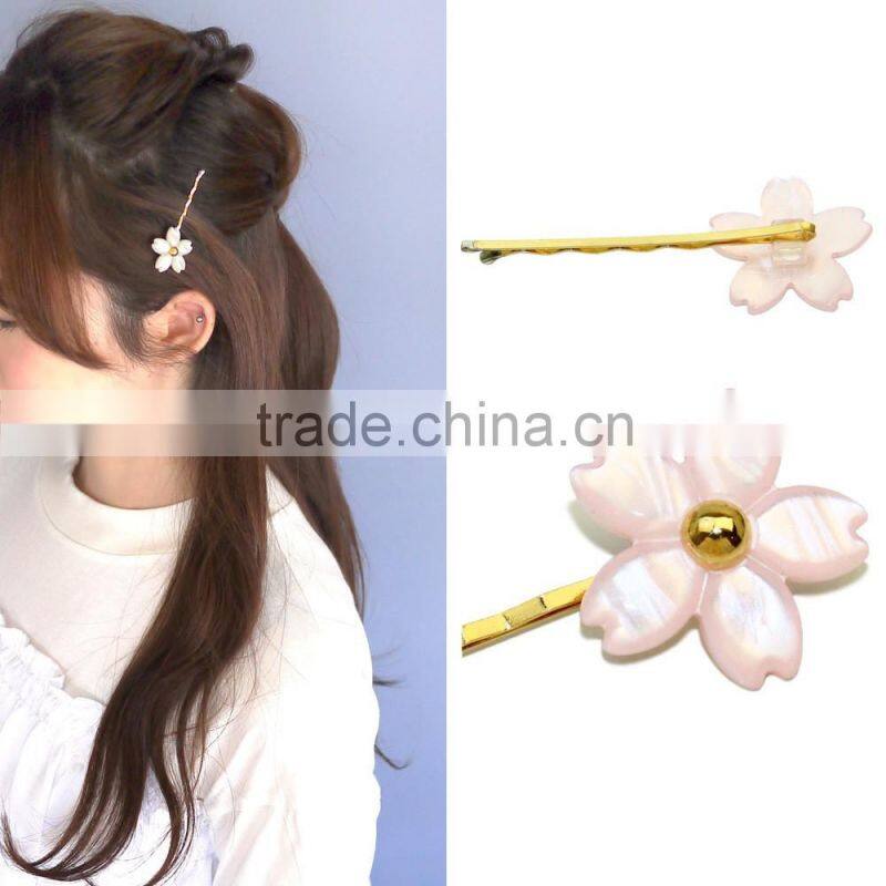 2016 Fashion flower and cat hair clip