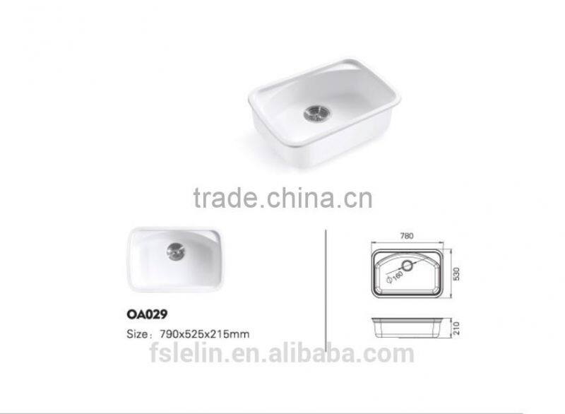 LELIN pure acrylic art basin & artificial stone kichen sink vanity LOA-029