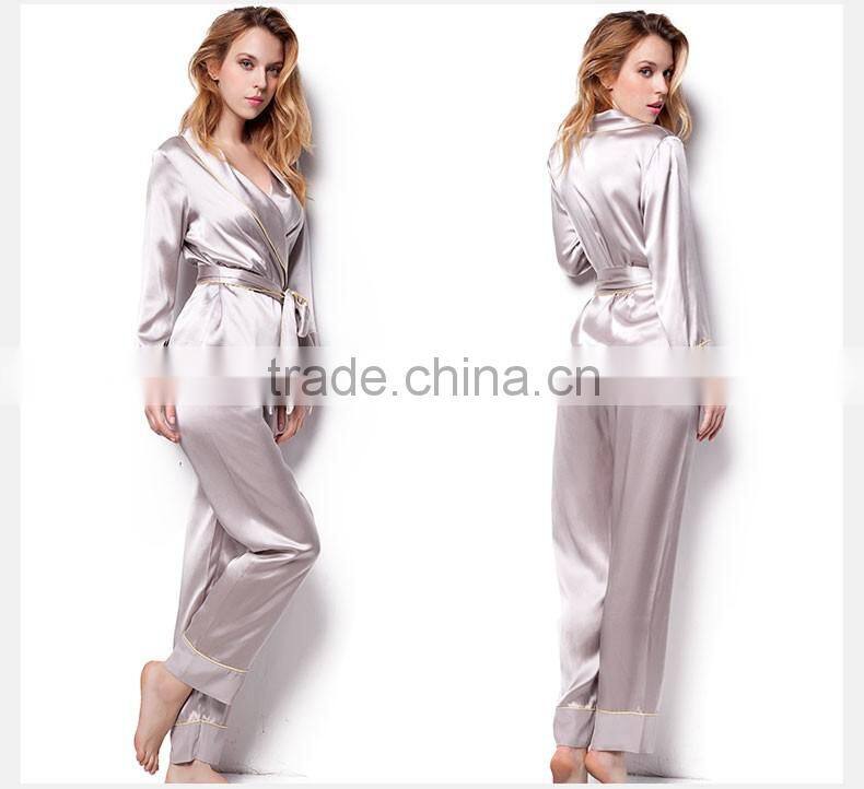100% Silk Fleece Pajamas Suits