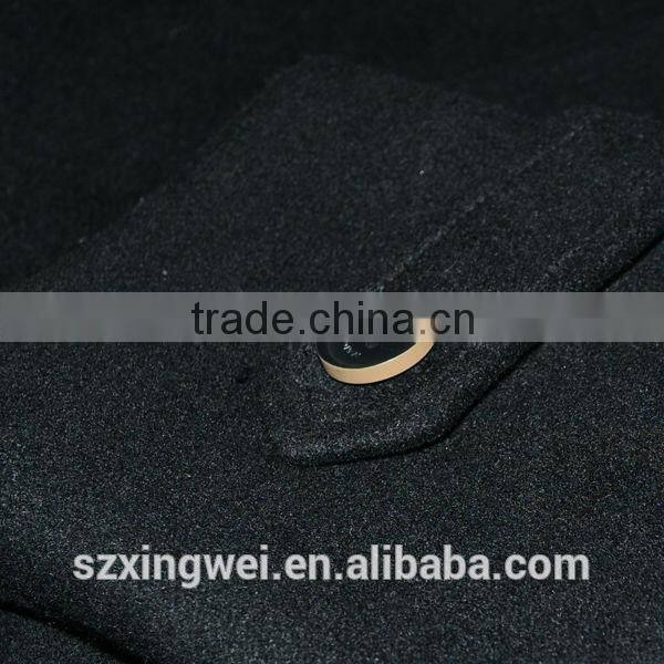 matt fashion laser logo resin button for Garment