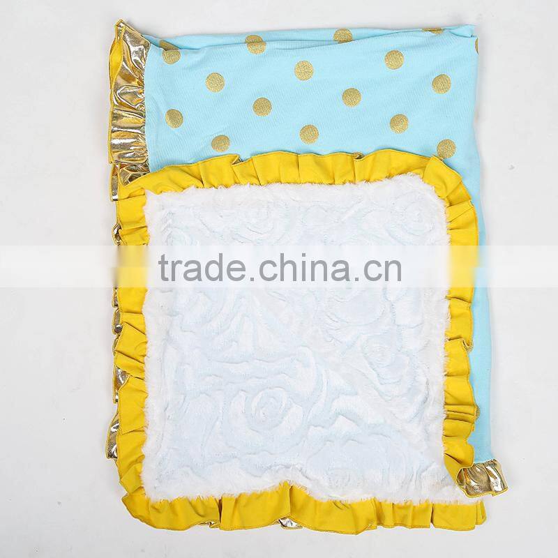 2016 Newborn baby muslin swaddle blanket 100% organic cotton tartan blanket