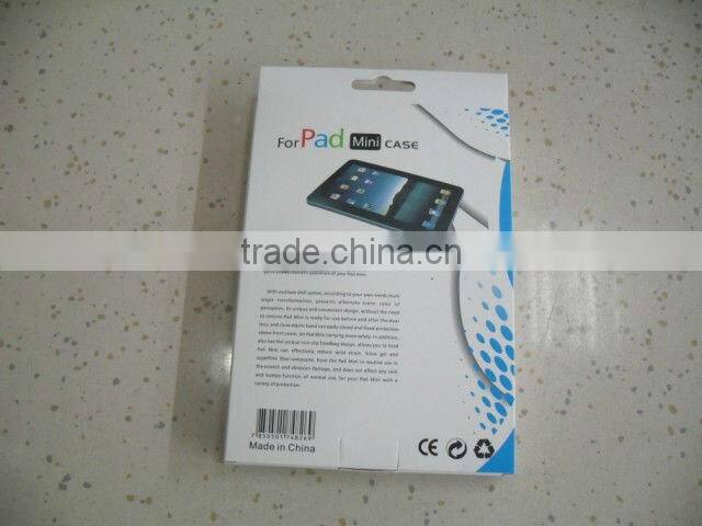 cheaper paper ipad mini case package with PVC window