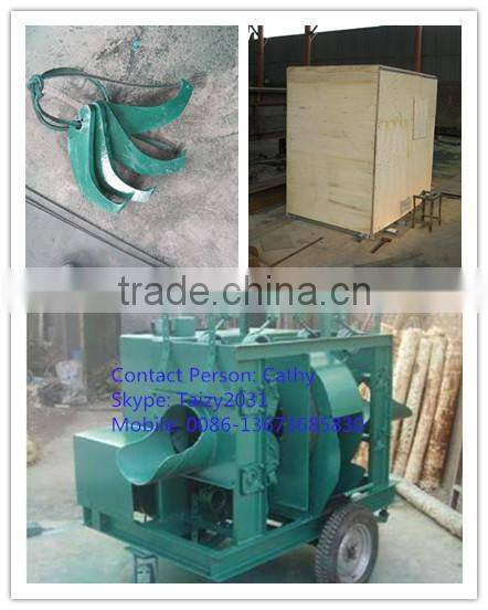 Vertical wood log peeler Machine 0086-13673685830 with four-edge knife
