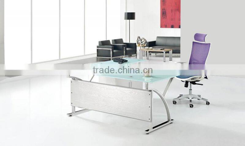 PT-D0516 Latest Steel Office Furniture Executive Office Table Design
