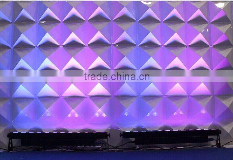 Elegant led rgbw multi colored slim wall washing light for wedding party backdrop decorate