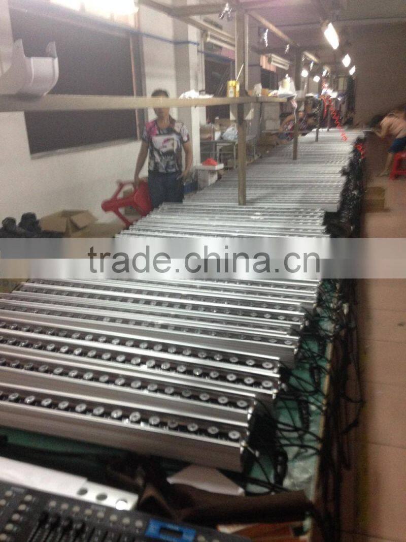 outdoor led lights 24pcs dmx rgb full color changeable wall washer