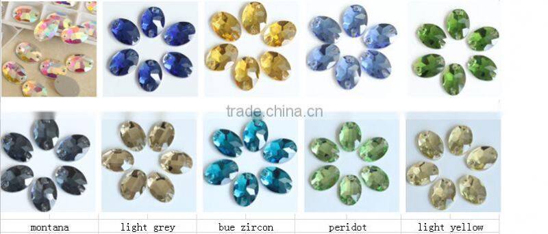 fancy super shine 10x10mm square shaped sew on stone with double hole for wedding dress