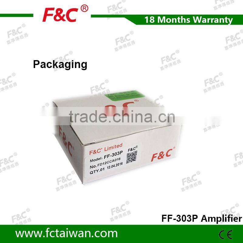 Three wires pnp/npn digital amplifier optical fiber sensors and amplifiers