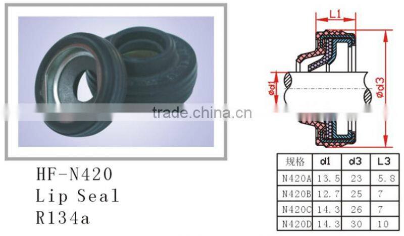 Double lip oil seal