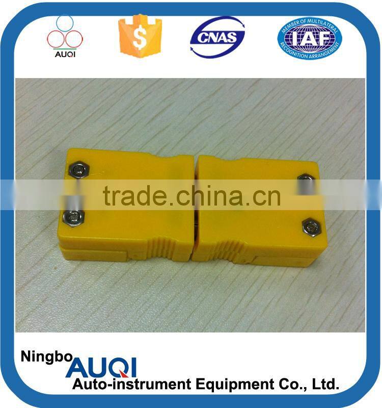 Thermocouple accessory cable connector, waterproof electrical connector, female k type thermocouple connector