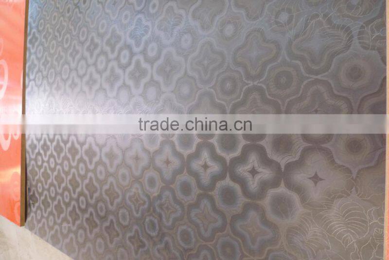 Beautiful 2015 new star design mdf slot board display board with aluminium bar