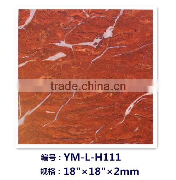 Moisture proof and anti-cigarette pvc flooring covering