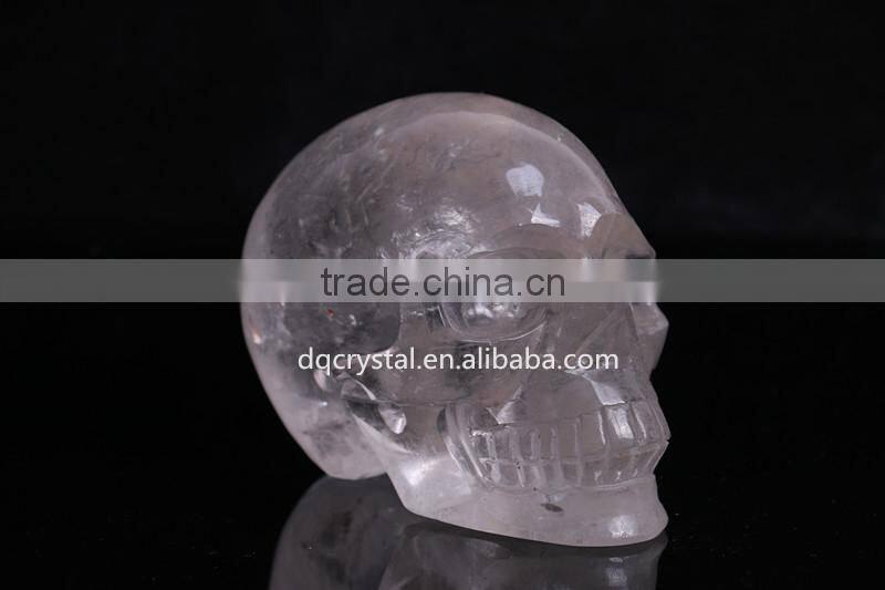 home decoration rose quartz crystal skull shape