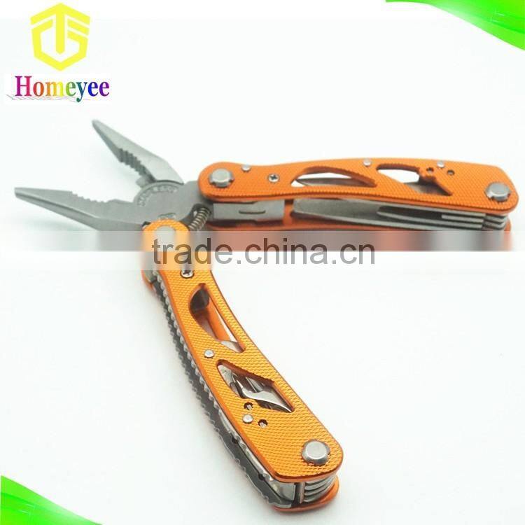 outdoor multifunction fishing plier with hollow out aluminum handle