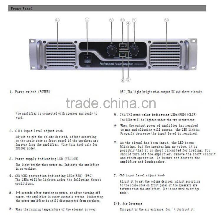 rechargeable wireless portable linear amplifier bj-uv50w