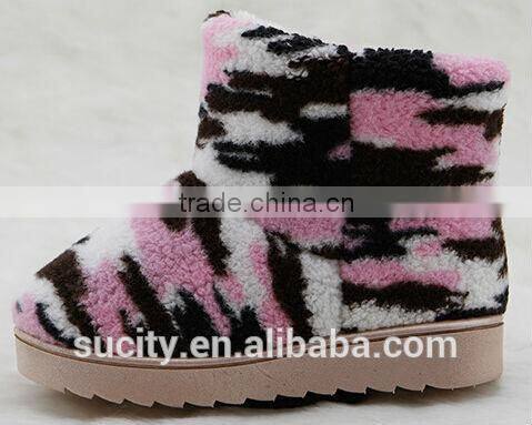 anti-slip kids winter military snow boot