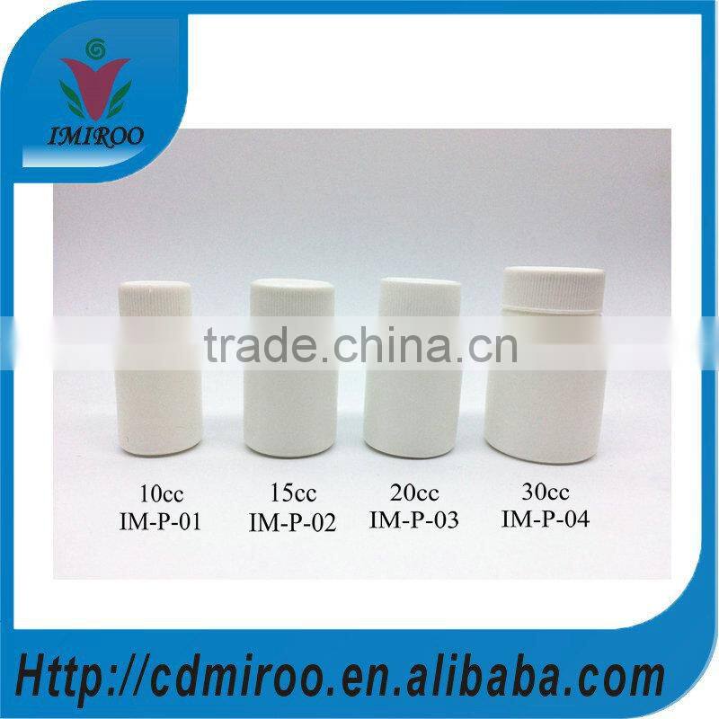 10cc white pill bottle for medicine, vitamin bottle