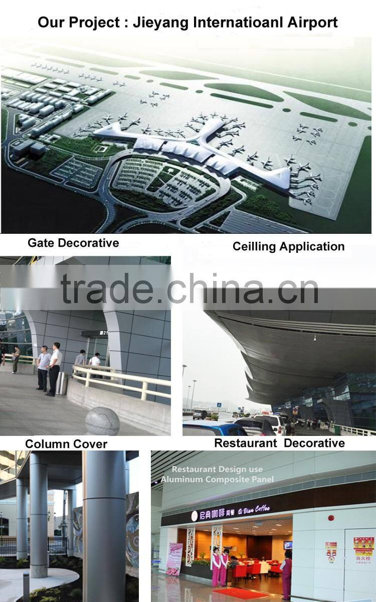 Nacreous Aluminum Composite Panel for indoor wall panel decoration