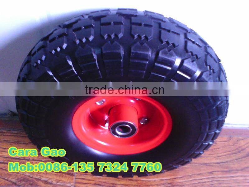 4.10/3.50-4 pu foam tyre for hand trolley