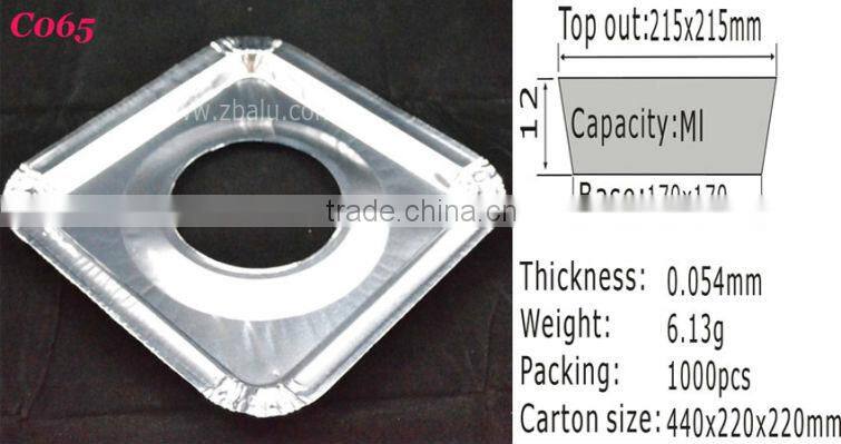 Hot Disposable Aluminum Burner Pad C065
