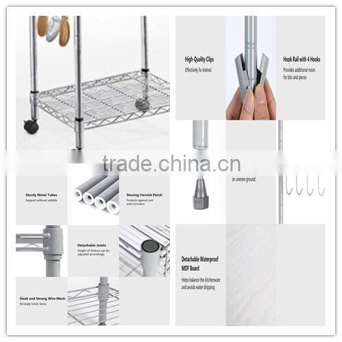 Kitchen Microwave Oven Rack with Shelves