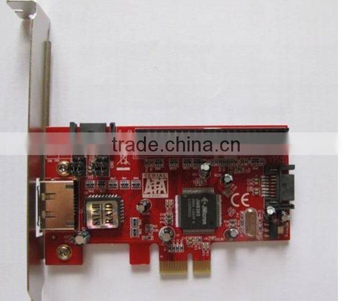 2 Port SATA II 2.0 RAID & 1 IDE 3.5" PCI-E PCI Express Converter Card