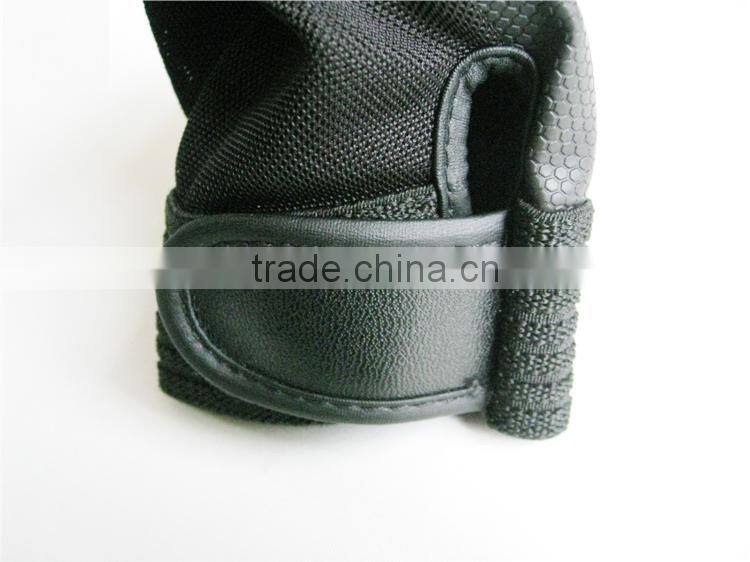 Hot Sale PU Leather Black Hand Gloves For Construction Work