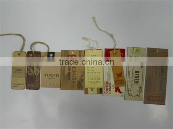 Paper Garment Tag with String