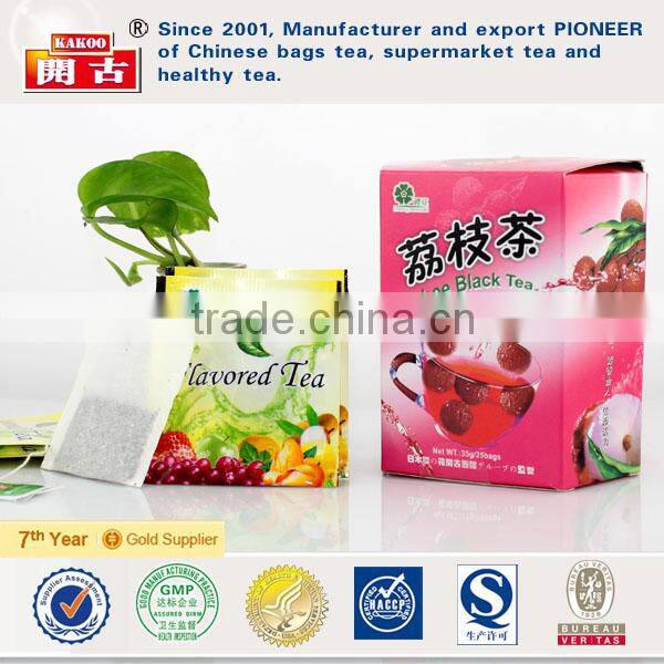 Organic tea lychee fruit tea fruit flavor tea