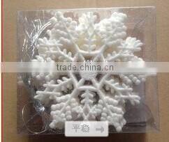 wedding accessory clear plastic snowflake