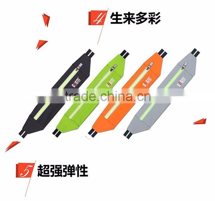 BUBM outdoor sport neoprene ultrathin bum bags waterproof waist bag ruuning belt