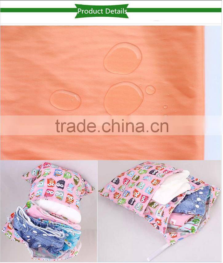 Singal Layer Pul Cloth Diaper Wet Bag