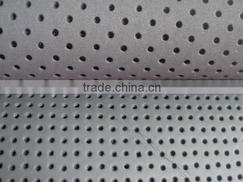 perforated diving fabric hole neoprene rubber sheet / circular hole square hole