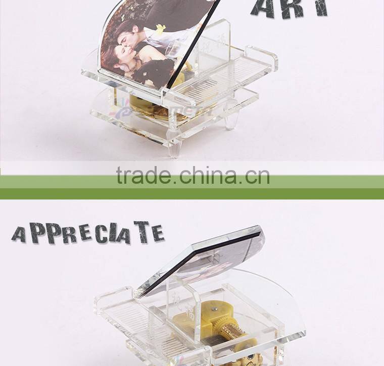 Hot Sale Gifts Favor Home Wedding Decoration BSJ-16 Crystal Piano