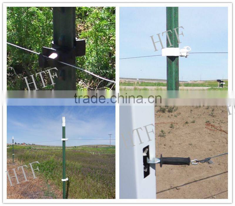 electric gate handle for electric fence insulator