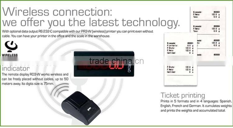 S3R-6KD High Resolution Weight Scale with Wireless Connection for Digital Indicator