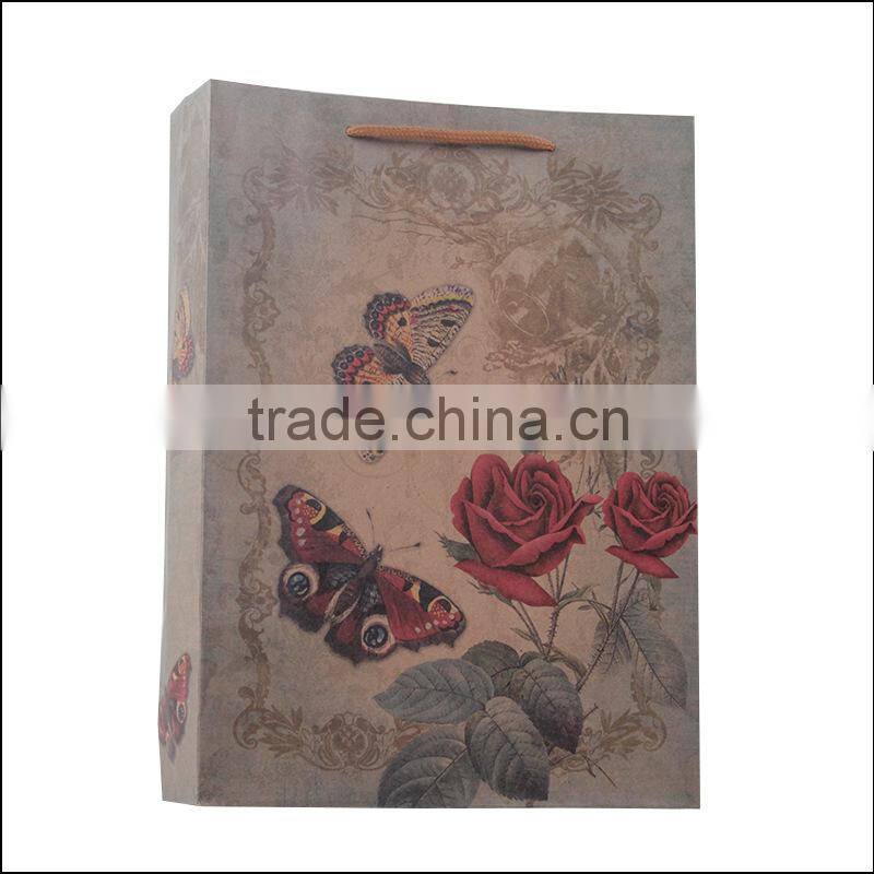 Creative Cheap Price Flowers And Butterfly Stylish Shopping Bags Wholesale