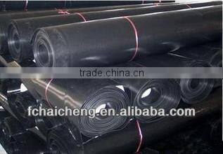 two layer black pond liner waterproof plastic sheet with no-woven fabric HDPE geomembrane