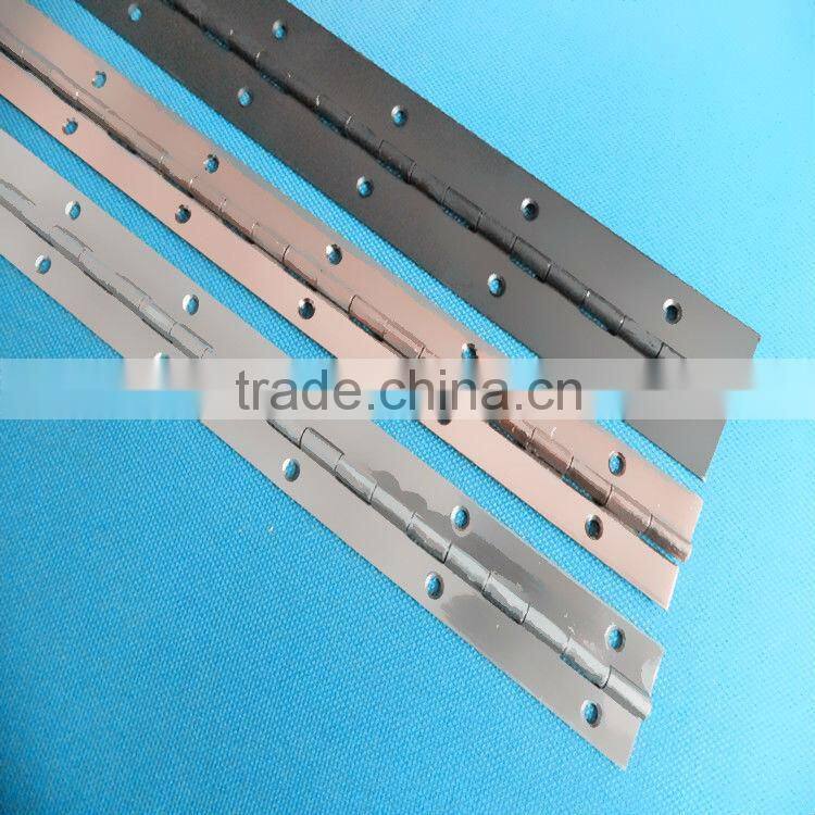 metal piano hinge continuous,Antique Brass plated steel hinge
