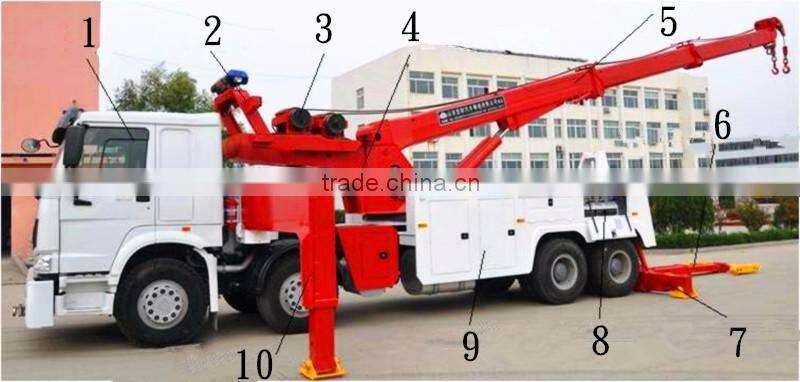 Biggest manufacturer wrecker towing truck,car carrier wrecker