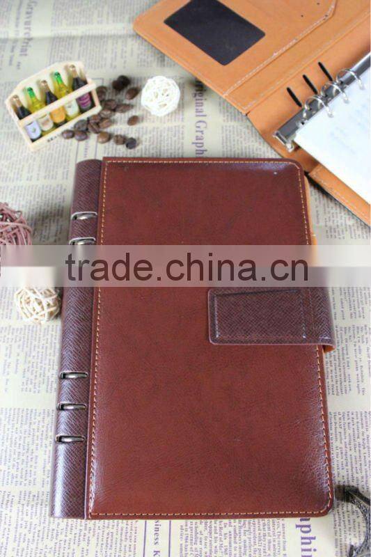 Top PU Leather Cover Notebook Spiral Handmade